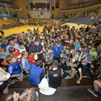 Luka Dončić treniral v Trstu