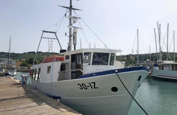 Jež je eden od treh plovil, ki so jih za podjetje Delamaris izdelali v 
Veli Luki na Korčuli. 