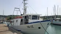 Jež je eden od treh plovil, ki so jih za podjetje Delamaris izdelali v 
Veli Luki na Korčuli. 