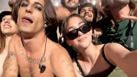 Selfie z Damianom. Baterija Živinega telefona je zdržala dovolj časa, da 
bo izkušnja za vselej vtisnjena tudi v digitalno skrinjico spominov.