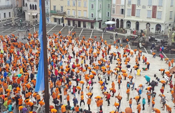 Vseslovensko srečanje članov Šole zdravja v Piranu leta 2018. 