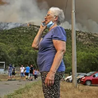 Požar se je nekoliko umiril, prebivalci Mirna so se lahko vrnili domov