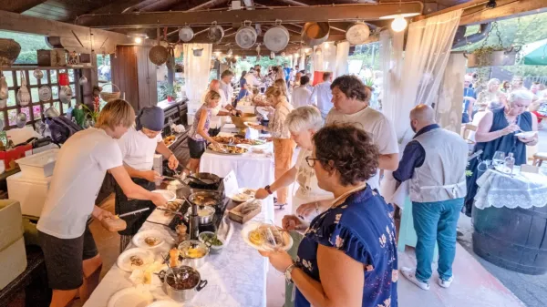 Briške rebule so pritegnile veliko obiskovalcev.