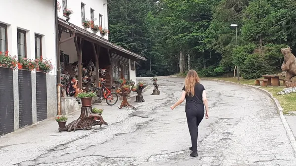 Gostišče na Mašunu privablja mnoge domačine in turiste.