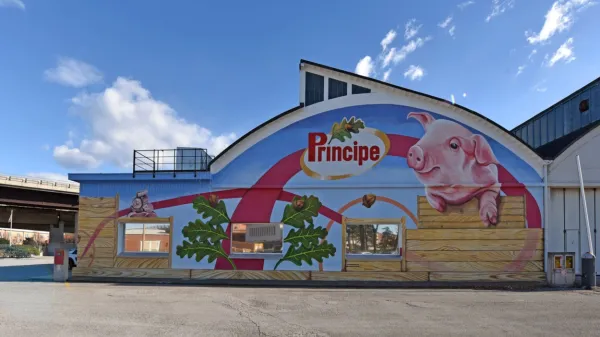 Na tržaškem zelo znana izdelovalka pršutov Principe zapira svoja 
vrata.