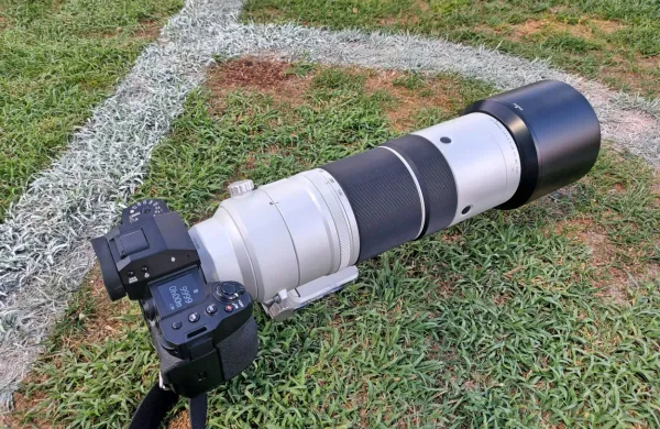 Fujifilm H X-2S in telefobjektiv XF 150-600 5,6/8  