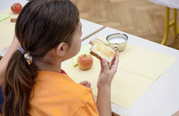  Osnovne šole že  zagotavljajo brezplačne malice in kosila  otrokom 
iz socialno šibkih družin.  