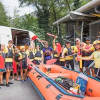 Rafti, kajaki in supi zasedli Sočo