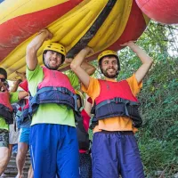 Rafti, kajaki in supi zasedli Sočo