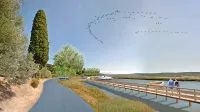 Lesen mostovž ob Jernejevem kanalu bo dolg  1178 metrov. 