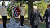 Z roko v roki pred spomenikom bazoviškim žrtvam sta predsednika Sergio Mattarella in Borut Pahor pred dvema letoma 
poslala obema narodoma in v svet pomembno spravno sporočilo.