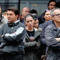 Zaposleni na RTVS zaostrili stavko, protest tudi na Trgu republike