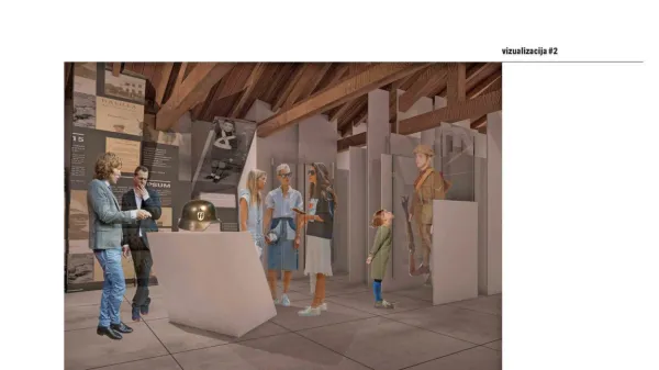 Osnutek ambienta bodoče postavitve zbirke NZ