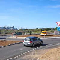 Krožišče na stičišču Jadranske in Železniške ceste je največja 
sprememba, ki se je zadnja desetletja zgodila na tej državni 
cesti. 