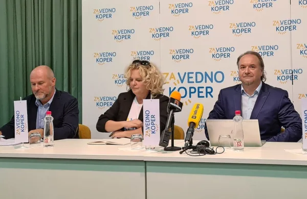 Koprska občinska volilna komisija je Listo Zavedno, kjer so poleg  
županskega kandidata Patrika Grebla (desno), glavni akterji še 
Rado Pišot in Katja Pegan, zaradi vsebinskih napak izločila iz bitke 
na lokalnih volitvah. 