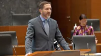 Minister Klemen Boštjančič je ob predstavitvi proračunov izpostavil njuno razvojno naravnanost.