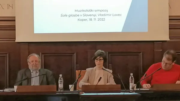 Simpozij so z referati  odprli (z leve) Ivan Florjanc, Helena Filipčič Gardina in  Boštjan Udovič. 