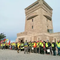 S 132 člani je bila največja skupina slovenskih brigadirjev. 