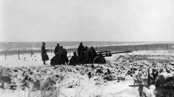 Prizor z vzhodne fronte 10. januarja 1943.