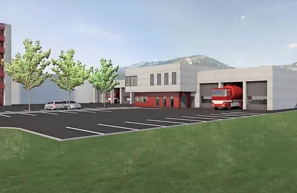 Tako bo videti nov gasilski center v Ajdovščini.