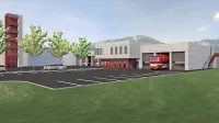 Tako bo videti nov gasilski center v Ajdovščini.