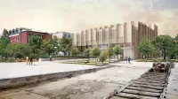 Zmagovalna zasnova novega kulturnega centra, predvidena na 
Mali opremi in Ribi, ki pa ni v lasti občine.  Neznanka ostaja tudi 
končna  vrednost  gradnje in opreme. 