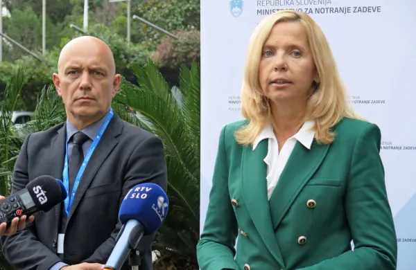 V. d generalnega direktorja policije Boštjan Lindav in  ministrica za 
notranje zadeve Tatjana Bobnar. Ministrica je opozorila, da je 
imenovanje generalnega direktorja le za vršilca dolžnosti lahko 
način pritiska, da bi si ta s politično želenim ukrepanjem pridobil 
poln mandat. 