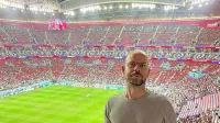 Vanja Kralj si je nekatere tekme svetovnega prvenstva ogledal v 
živo