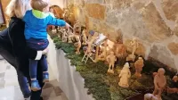 Bojan Ožbot prvič predstavlja svoje lesene jaslice, od 24. do 26. 
decembra bodo na ogled   v Volčji Dragi.  
