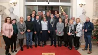 Andrej Korenika, novi piranski župan, in občinski svetniki so tudi 
uradno nastopili štiriletni mandat. 