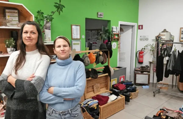 Za Metko Šori (levo) in Anko Egić je ponovna uporaba način 
življenja.  