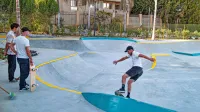 Kako dobro so opravili delo, so prvi preizkusili fantje iz  Wallnut skateparks.