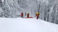 19 gorskih reševalcev je v torek z Javornika rešilo obnemoglega 
serviserja.