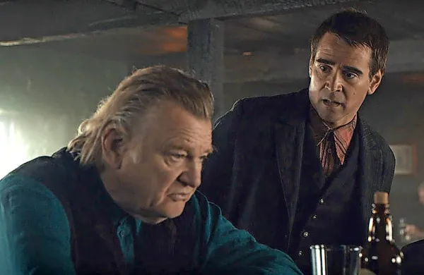 Po 14 letih sta Brendan Gleeson (levo) in Colin Farrell ponovno 
zaigrala skupaj, a tokrat nista stara kompanjona, temveč nekdanja 
prijatelja.