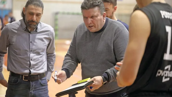 Predrag Milović med minuto odmora v Luciji.