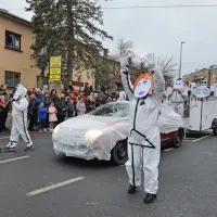 Ognjeni bistriški pustni spektakel (foto)