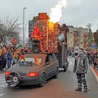 Ognjeni bistriški pustni spektakel (foto)