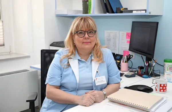 Doroteja Dobrinja, diplomirana medicinska sestra iz koprskega 
ZD 