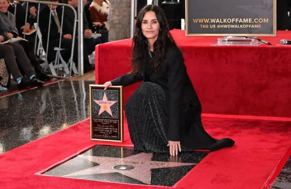 Courteney Cox je dobila svojo zvezdo na Pločniku slavnih.