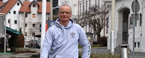 Ivan Poljanec, vodja strokovnega sveta Kolesarskega društva 
Sloga 1902 v domači Idriji.