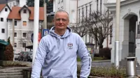 Ivan Poljanec, vodja strokovnega sveta Kolesarskega društva 
Sloga 1902 v domači Idriji.