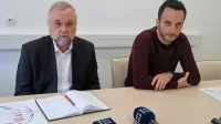 Direktor  mag. Tomaž Glažar in strokovni vodja   Miloš Simov o 
aktivnem reševanju težav s pomanjkanjem zdravnikov. 
