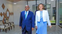 Tanja Fajon in zunanji minister Etiopije Mekonnen Hassen.