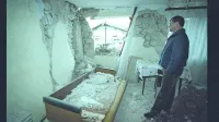 Velikonočni  potres je najbolj prizadel vasi pod krnskim pogorjem 
na bovški in kobariški strani.  