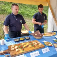 Ribogojnica Faronika je v pokušino ponudila namaze iz postrvi.