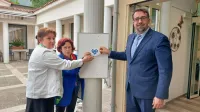 Demenci prijazno točko so  odprli Tanja Stibilj Slemič, Štefanija L. 
Zlobec in Tadej Beočanin. 