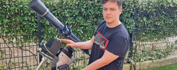 Projekt vodila za teleskop, ki ga je Matija Šircelj razvijal devet 
mesecev, je opazila tudi mednarodna strokovna javnost. 