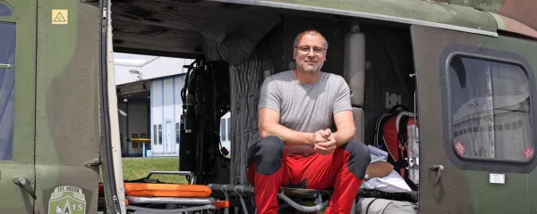 Uroš Lampič: “Za pacienta ni pomembno, kakšne barve helikopter pride”