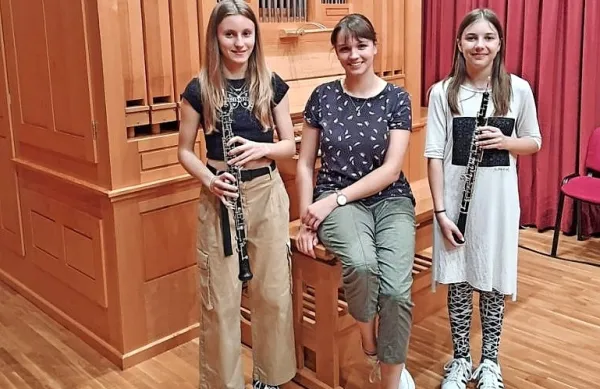 Špela Turel, Tjaša Veselič in Ela Fakin.