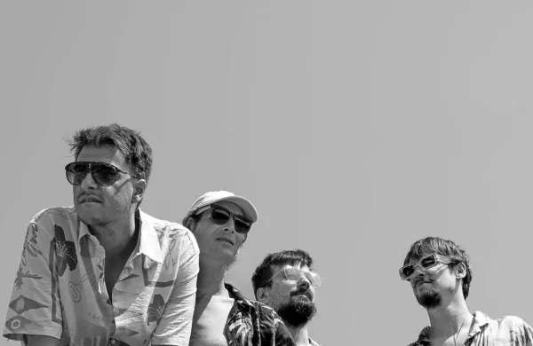 Člani skupine NoAir (z leve),    Maks Bembič,  Gregor Brajković, Jakob Sever in Jaša Hedžet, bodo drevi 
nastopili na velikem odru 19. Gore Rocka.  